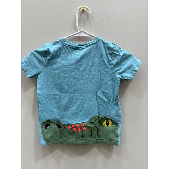 Mini Boden Crocodile Applique "Beware of the..." Shirt 4-5 Years - Picture 3 of 4